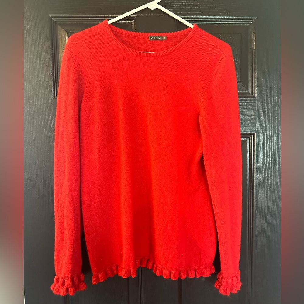 J.McLaughlin Cashmere sweater red size Medium